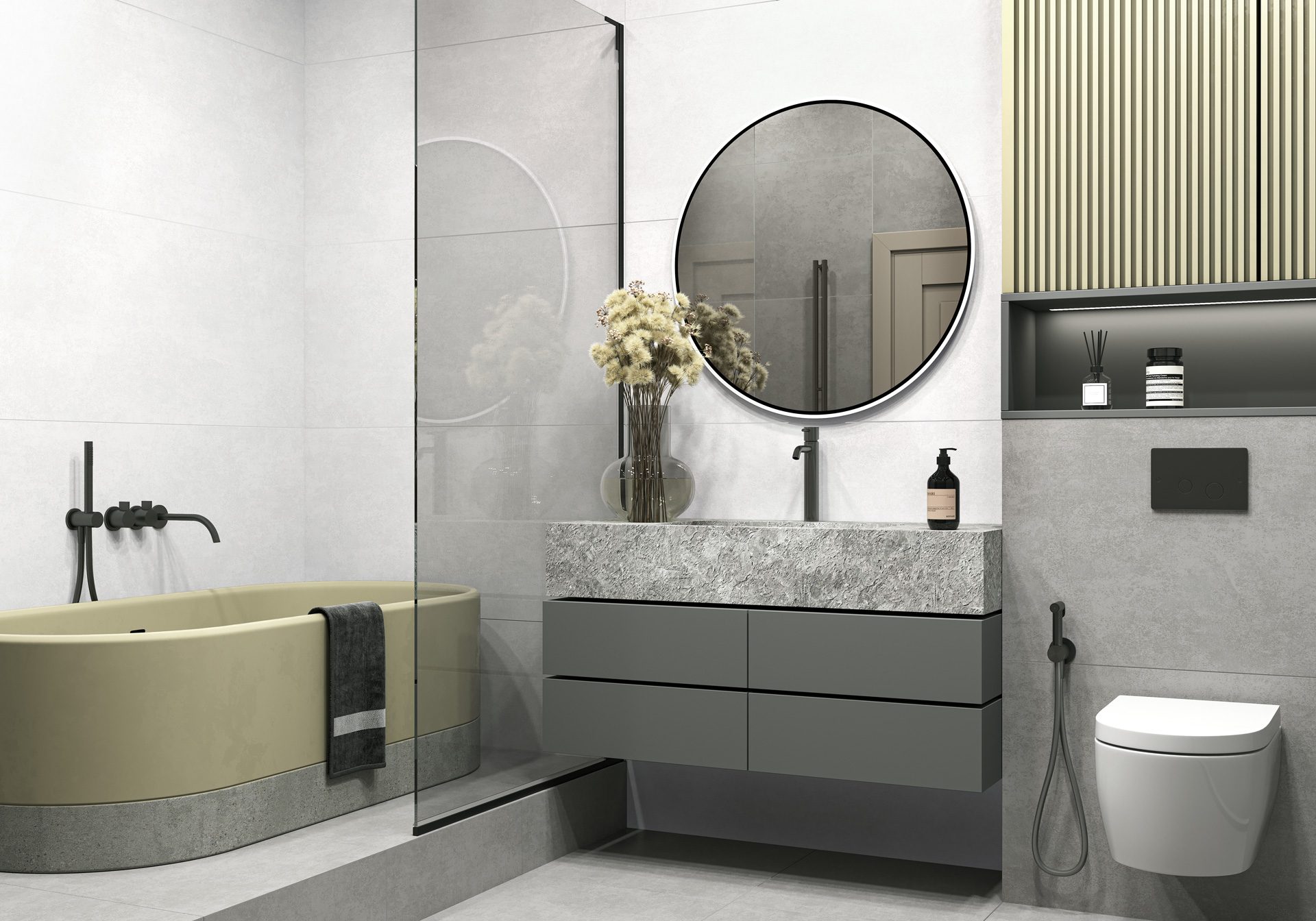 Керамогранит Бетон Про / Beton Pro Alma Ceramica